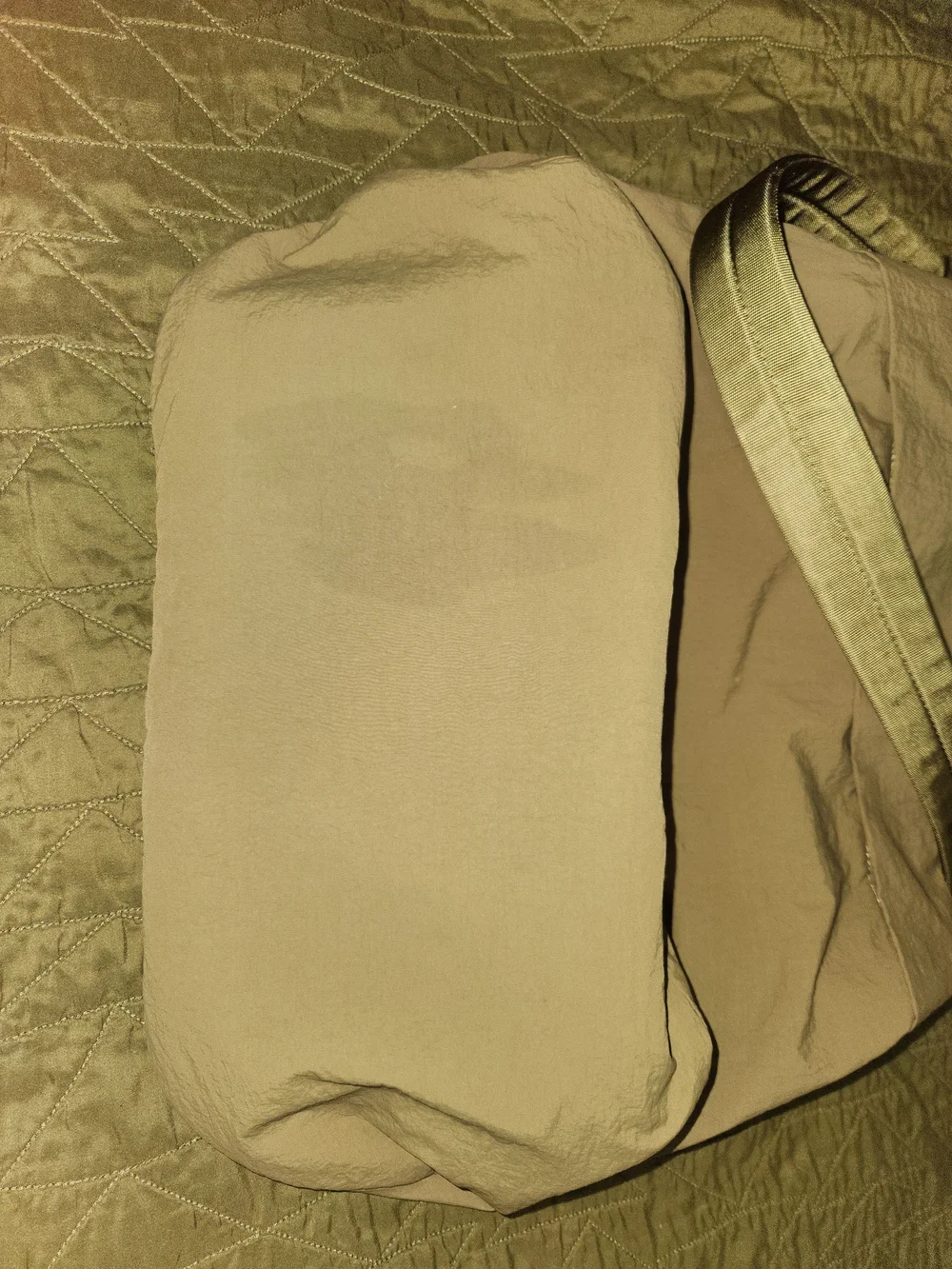lululemon athletica On My Level Green Nylon Tote Bag